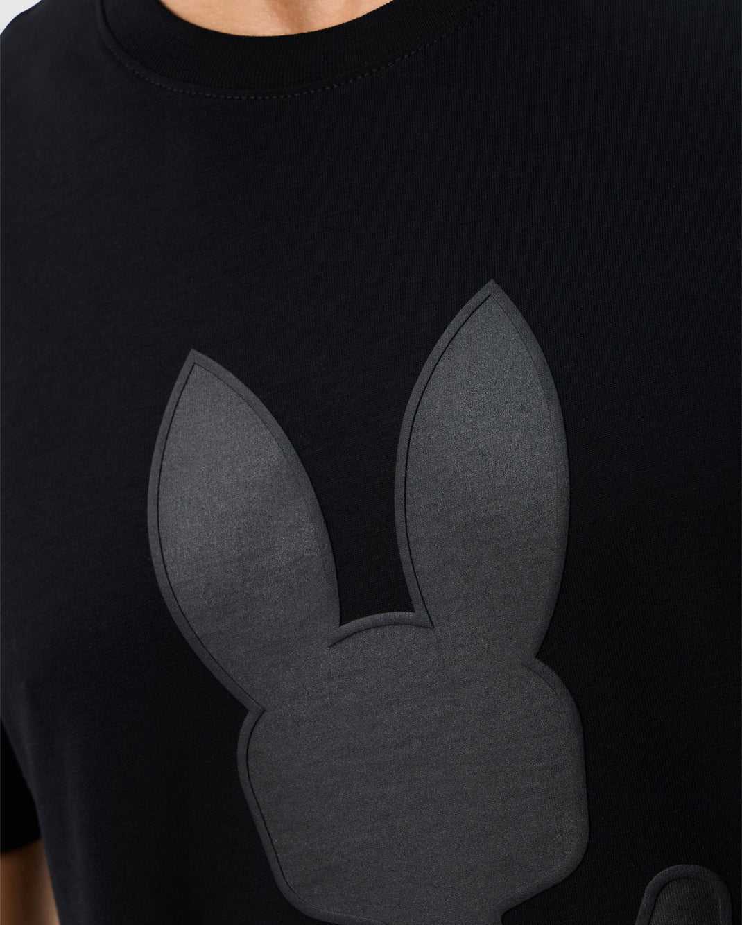 Tees Psycho Bunny Houston Graphic Tee Noir Homme | OVJ-29516447